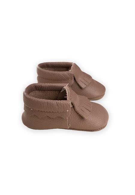 Deri Bebek Ayakkabı 17-21 Numara Bakır