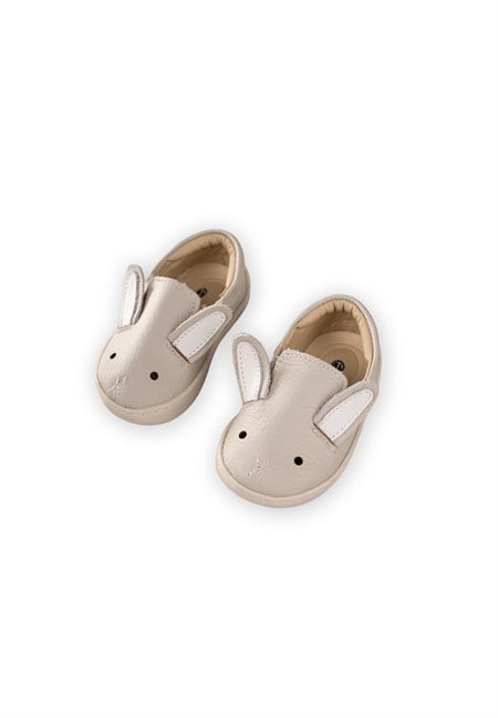 Deri Tavşan Çocuk Ayakkabı 19/25 Numara Taş