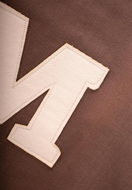 Aplikeli Sweatshirt 3-9 Yaş Koyu Kahve