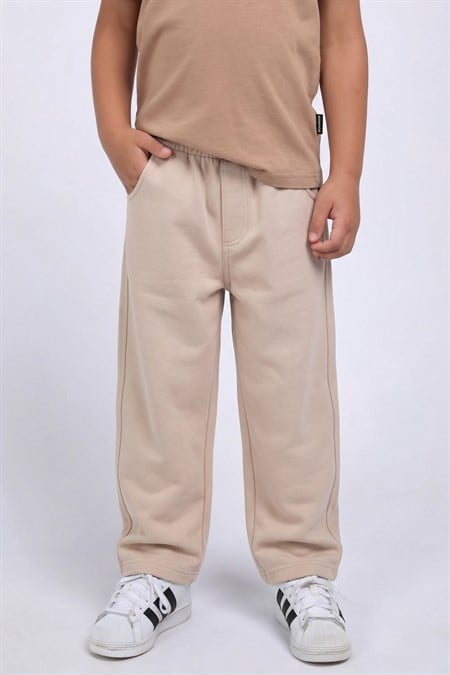 Baggy Pantolon 2-10 Yaş Bej