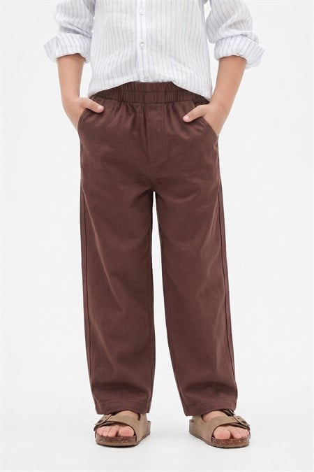 Baggy Pantolon 2-10 Yaş Bordo