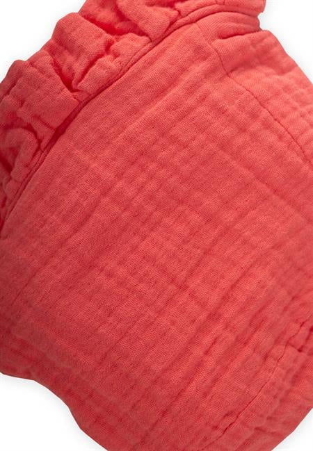 Bağlamalı Fırfırlı Müslim Bebek Şapka 0-2 yaş Mercan