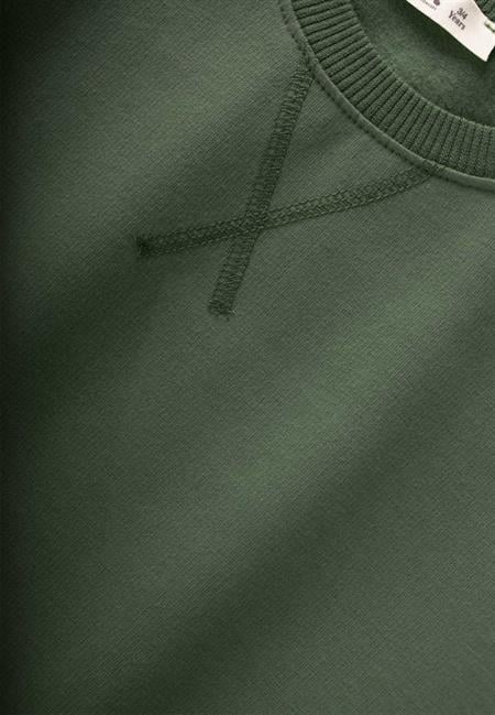 Basıc Karyoka Detaylı Sweatshirt Takım 3-8 Yaş haki yeşili