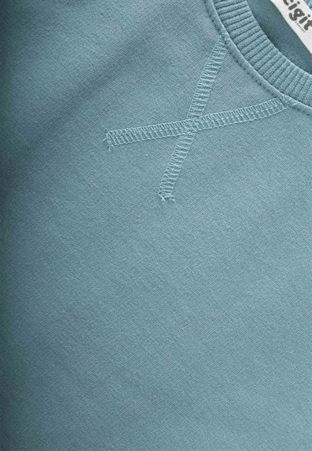 Basic Karyoka Detaylı Sweatshırt Takım 3-8 Yaş Çağla Yeşil