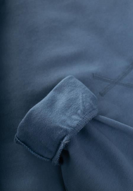 Basıc Karyoka Detaylı Sweatshirt Takım 3-8 Yaş indigo mavi