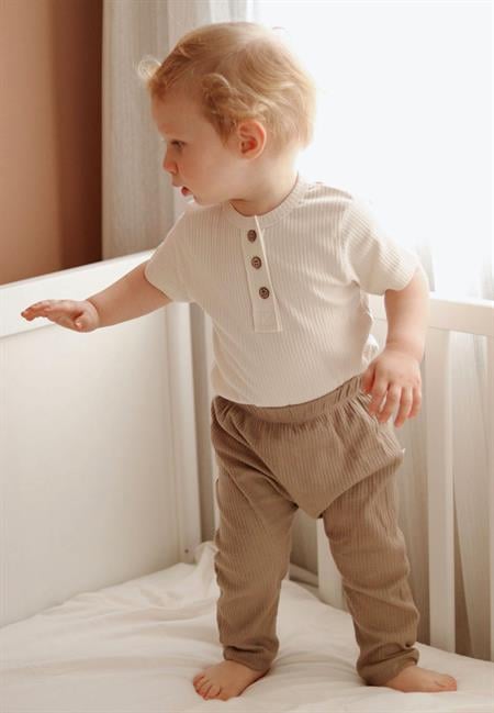 Basic Zıbın Takım 0-3 Yaş Açık Bej