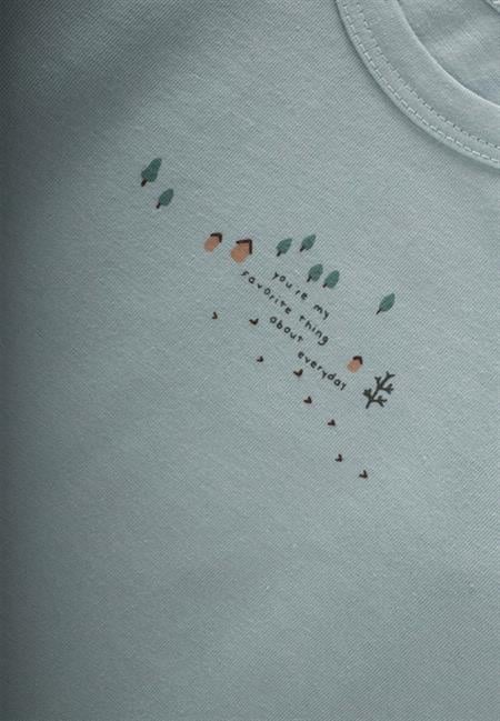 Baskılı Mevsimlik T-Shırt 0-4 Yaş Çağla Yeşili