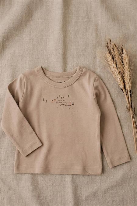 Baskılı Mevsimlik T-Shırt 0-4 Yaş TAŞ