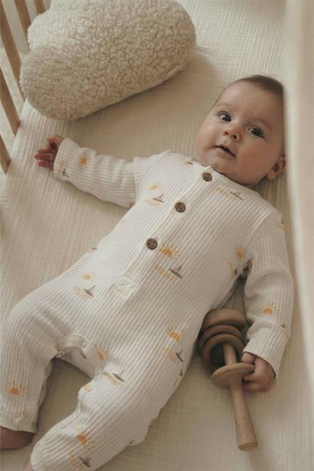 Baskılı Tulum 0-3 Yaş YELKEN DESEN