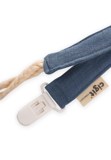 Bebek Pamuk Emzik Tutmacı 23 cm İndigo Mavi