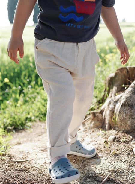 Keten Pantolon 1-7 Yaş Naturel