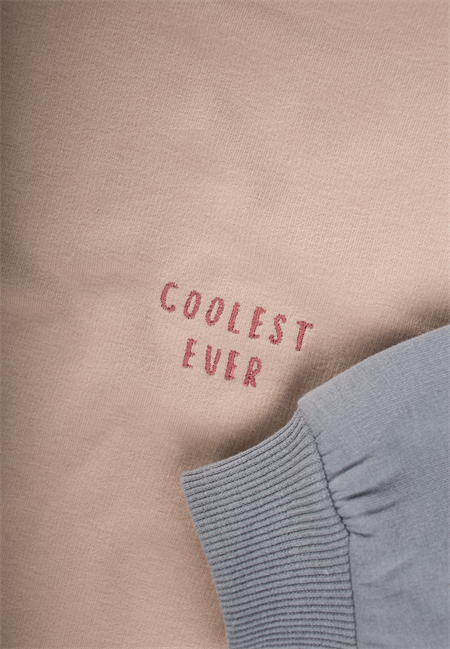 Multicolor Sweatshirt 5-12 Yaş Bej