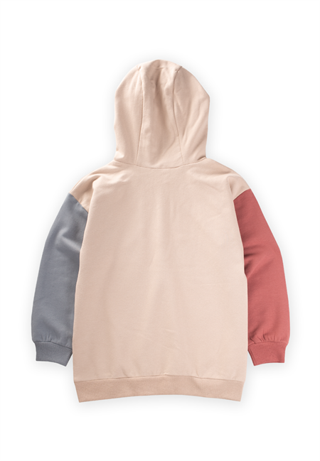 Multicolor Sweatshirt 5-12 Yaş Bej