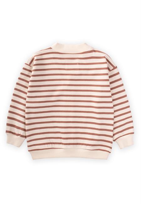 Çizgili Hırka 2-10 Yaş Kahverengi