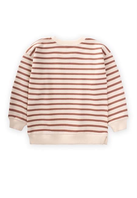 Çizgili Triko Kazak 2-10 Yaş Kahve