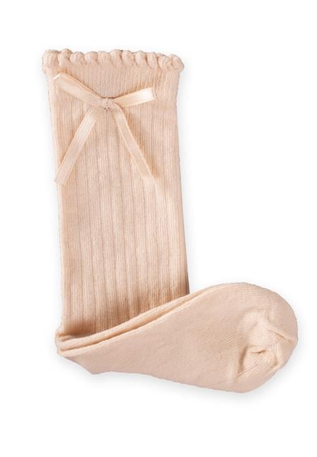 Çocuk Diz Altı Kız Çorap 2-9 Yaş Kum