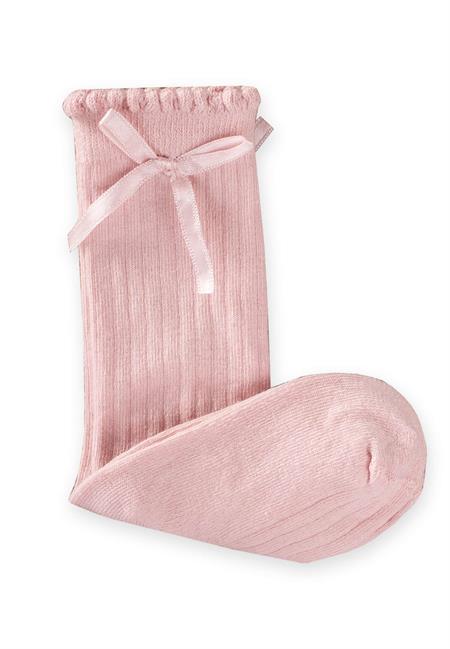 Çocuk Diz Altı Kız Çorap 2-9 Yaş PUDRA