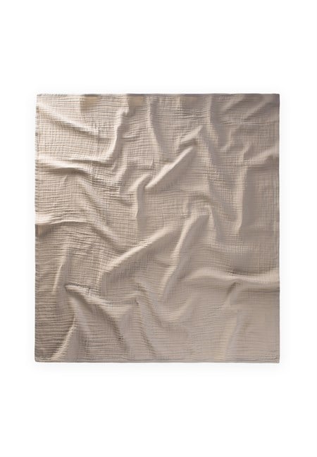 Düz Organik Müslin Battaniye 90x100 cm Vizon