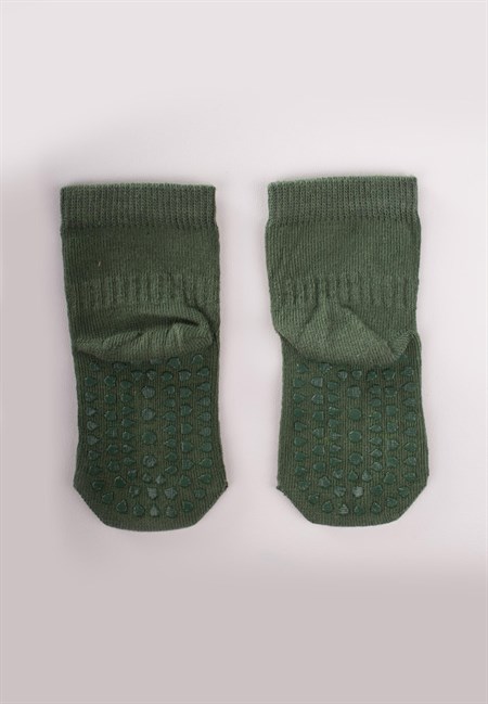 Emekleme Ve Kaymaz Çorap 6-24 Ay Haki Yeşili