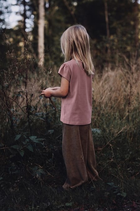 Etiketli Tunik 4-12 Yaş Bakır