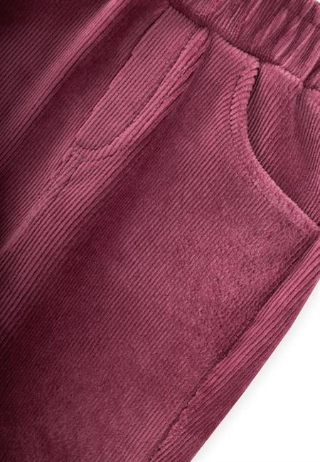 Fitilli Kadife Pantolon 1-8 Yaş Mürdüm