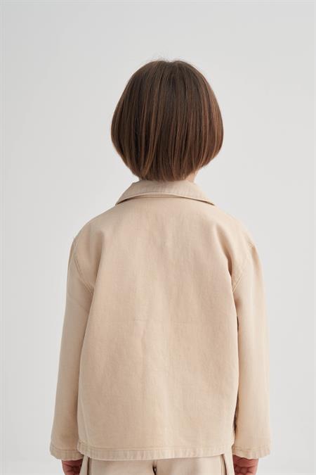 Gabardin Ceket 2-7 Yaş Bej