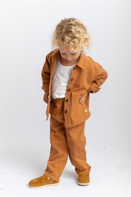 Gabardin Pantolon 2-7 Yaş Taba