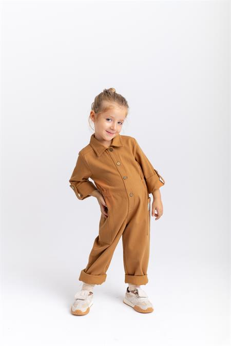 Gabardin Tulum 2-7 Yaş Taba
