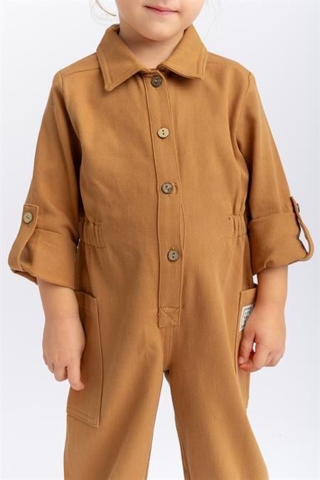 Gabardin Tulum 2-7 Yaş Taba