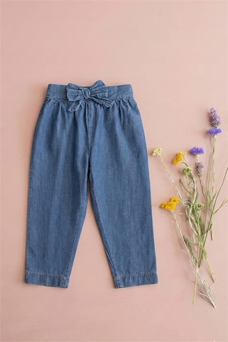 Havuç Kesim Kot Pantolon 0-5 Yaş Mavi