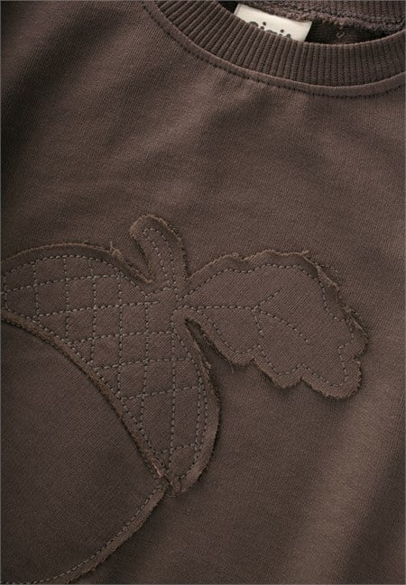 Mevsimlik Sweatshirt 1-7 Yaş KAHVERENGİ
