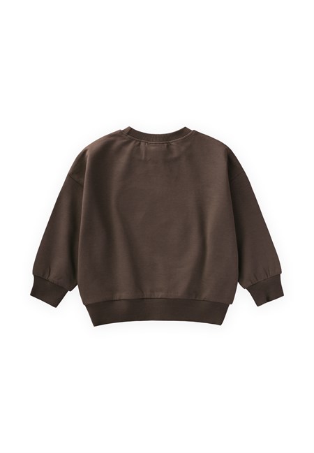 Mevsimlik Sweatshirt 1-7 Yaş KAHVERENGİ