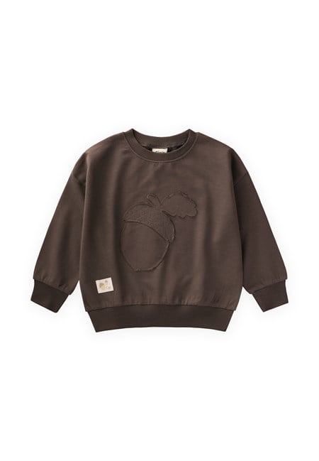 Mevsimlik Sweatshirt 1-7 Yaş KAHVERENGİ