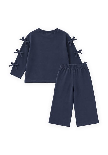Mevsimlik Sweatshirt Takım 2-8 Yaş Lacivert