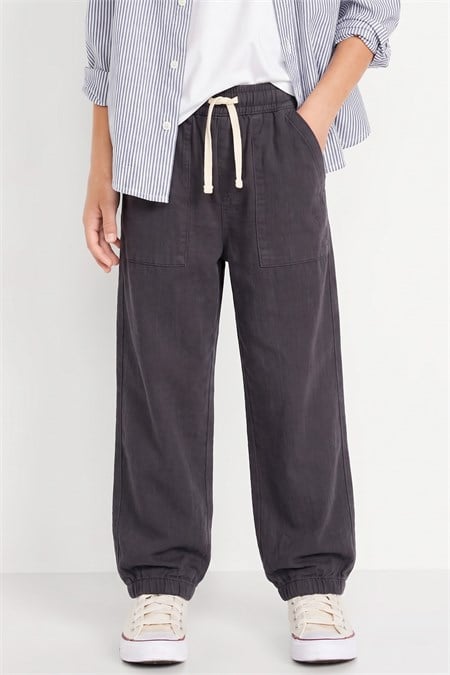 Müslin Gabardin Pantolon 2-8 Yaş Antrasit