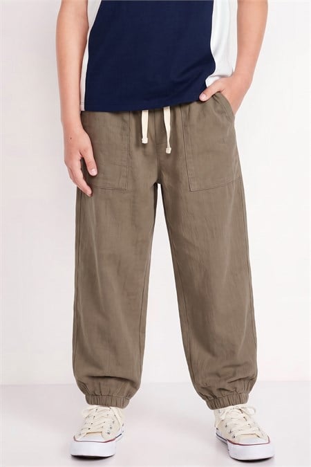 Müslin Gabardin Pantolon 2-8 Yaş VİZON