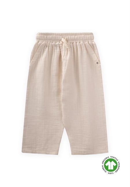 Müslin Pantolon 1-7 Yaş KREM