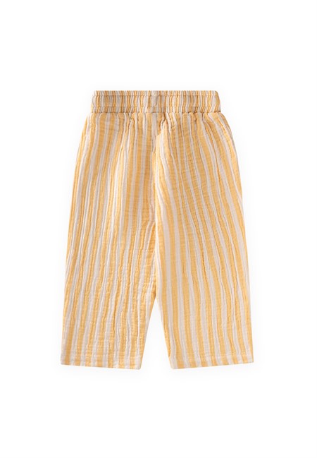 Müslin Pantolon 1-7 Yaş SARI ÇİZGİLİ