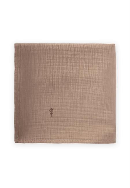 Nakışlı Müslin Battaniye 90X100 Cm Vizon