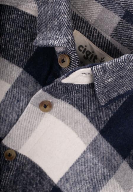 Oduncu Gömleği 1-9 Yaş LACİVERT GRİ EKOSE