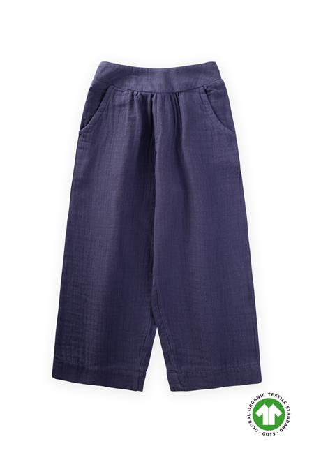 Organik Müslin Pantolon 2-8 Yaş Lacivert