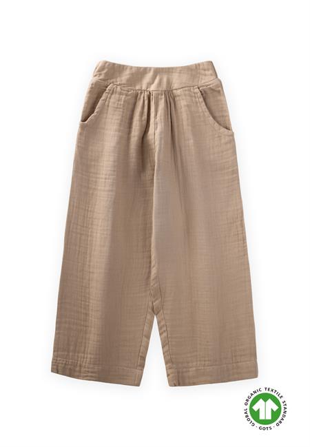 Organik Müslin Pantolon 2-8 Yaş S Vizon