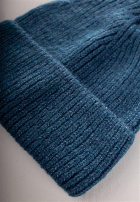 Örgülü Bere 3-8 Yaş İndigo Mavi