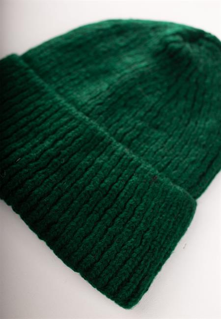 Örgülü Bere 3-8 Yaş Koyu Yeşil