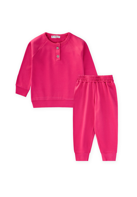 R. Kol Patlı Erkek Basıc Takım 1-5 Yaş FUŞYA 