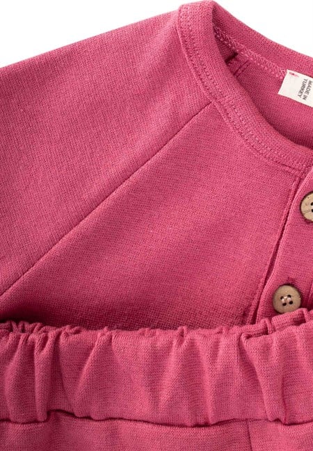 Reglan Kol Patlı Erkek Basıc Takım 1-5 Yaş Gül kurusu