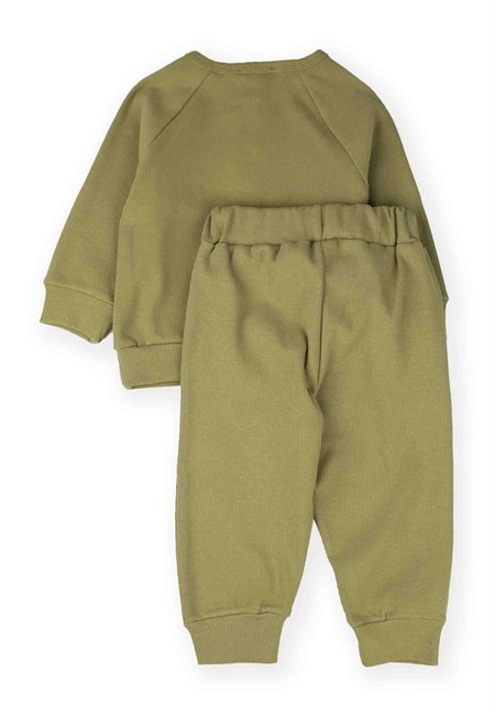 Reglan Kol Patlı Erkek Basıc Takım 1-5 Yaş yeşil