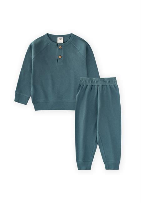 Reglan Kol Patlı Basıc Takım 1-8 Yaş Çağla Yeşili