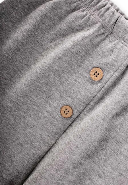 Sahte Patlı Bebe Eşofman 0-3 Yaş GRİ MELANJ