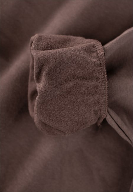 Sweatshirt 2-12 Yaş Kahverengi